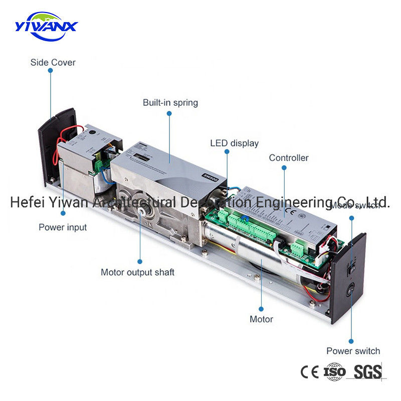 Commerciële 24V DC 50W motor automatische swingdeurspoortopener met trekarm (SW100)