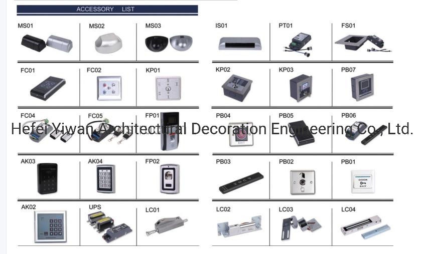 Automatische schuifdeurcontroller 2,5 m Maximale breedte ≤ 50 dB Geluidsniveau -20°C~+50°C Werktemperatuur