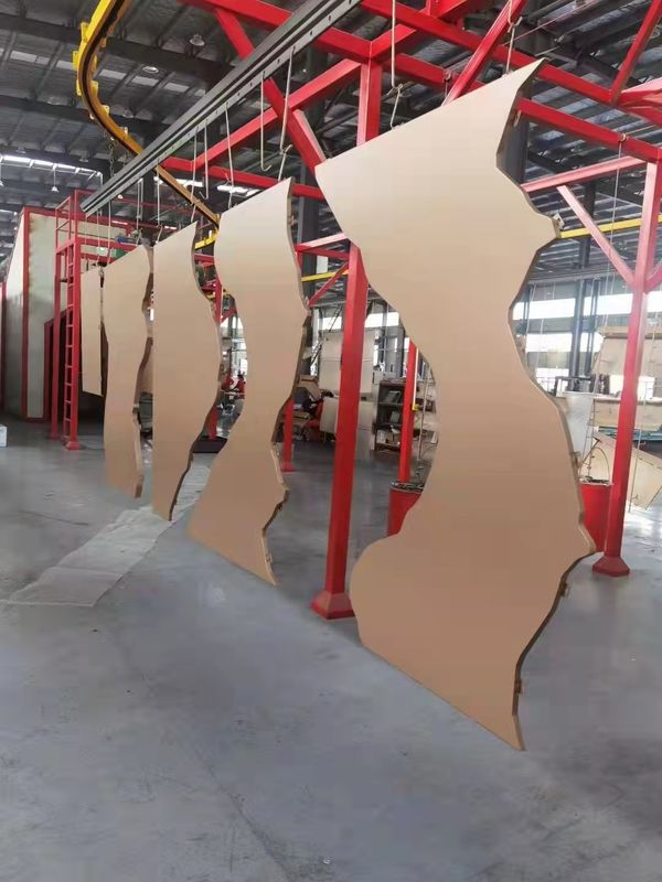 Geperforeerd gesneden aluminiumfoelie voor decoratiewand, metaalfoeliepaneel