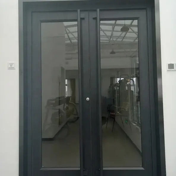 OEM UPVC roestvrij staal Aluminium Dubbele schommeldeuren KFC deur 1,2 mm Dikte