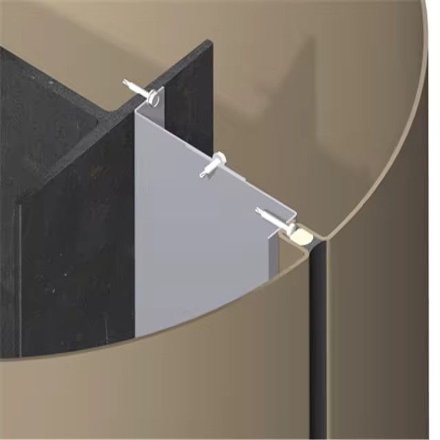 Branddichtheid van graad A anodisatie van aluminiumfoelie voor gordijnmuren met een geluidsisolatie van ≥ 35 dB