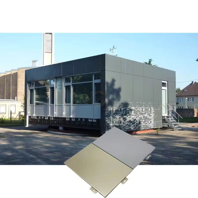 Aluminium fineer gordijnmuur met winddrukweerstand ≤2,5KN/m2 geluidsisolatieprestaties ≥35dB Levensduur ≥15