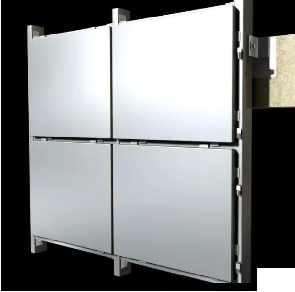Aluminium geglazuurde gordijnmuur met aangepaste kleur en warmte-isolatie