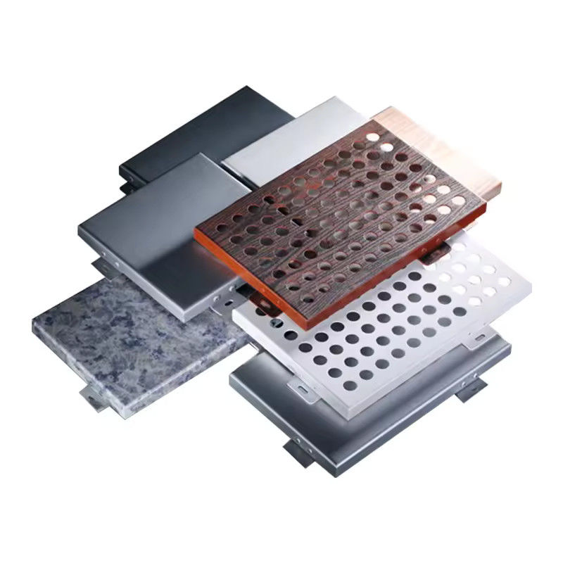 2.0 mm Gelast aluminium gordijnmuur met 800 Pa waterdichtheid Externe installatie