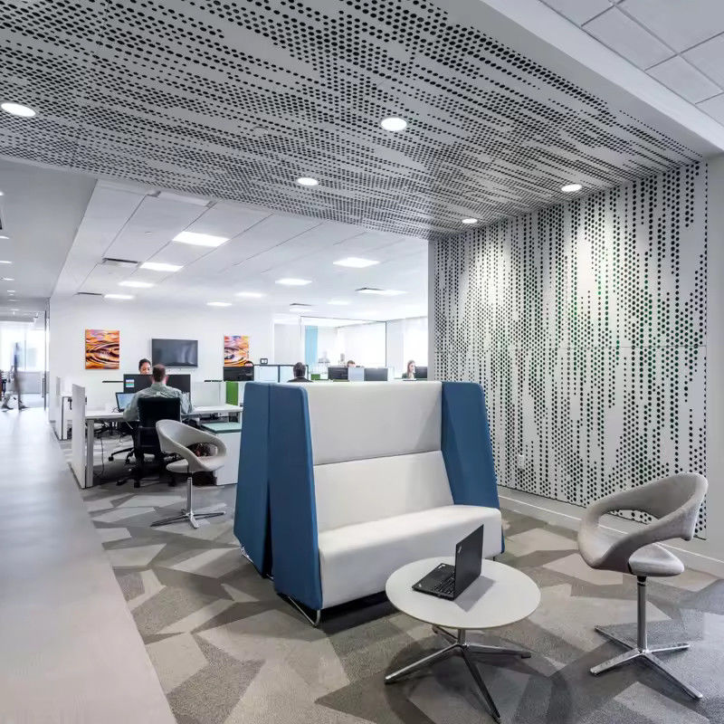 2.0 mm Gelast aluminium gordijnmuur met 800 Pa waterdichtheid Externe installatie