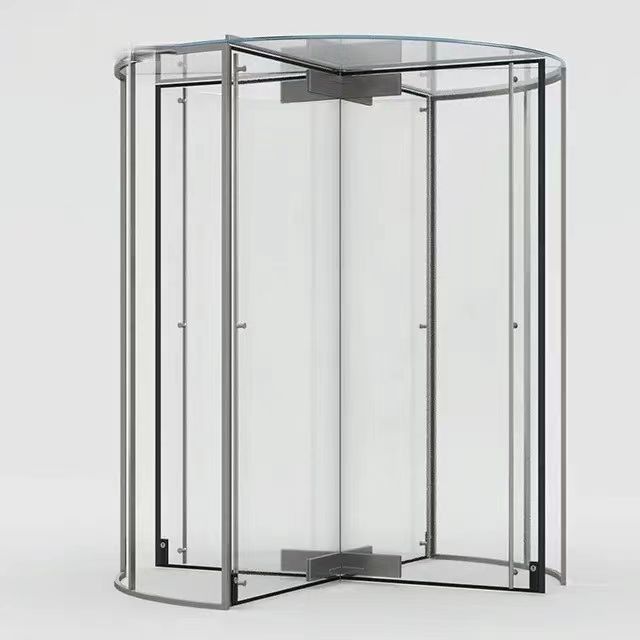 Elegante en praktische automatische draaideur voor bedrijfsgebouwen