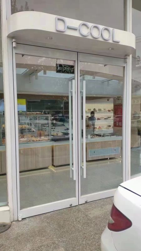 Frameless Double Pivot Door 36 Inch automatische schommeldeur KFC Doors