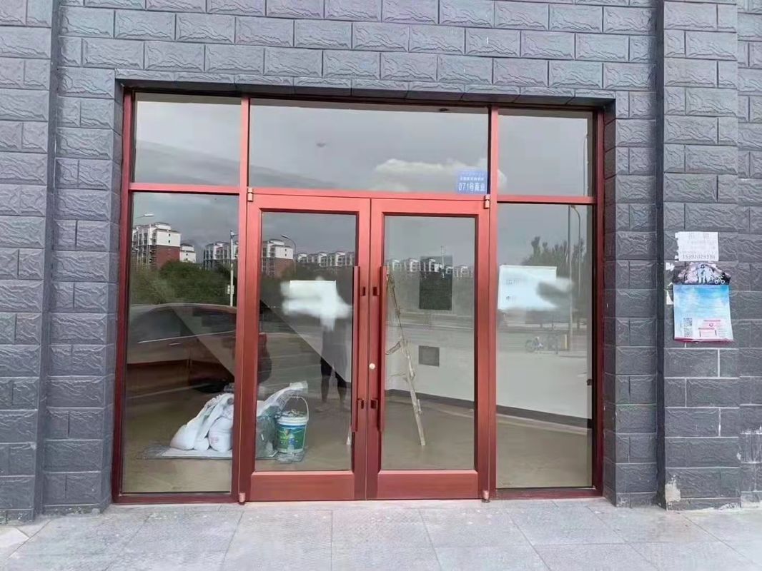 Afstandsbediening deuren Witte UPVC 24 inch automatische schommeldeur KFC deur