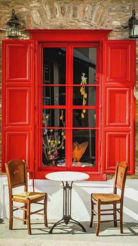 Moderne interieur decoratieve balkon winkel voorkant Aluminium Casement deur