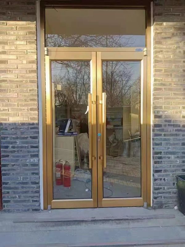 Moderne interieur decoratieve balkon winkel voorkant Aluminium Casement deur