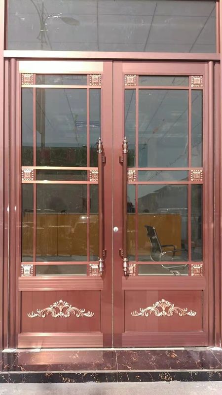 Moderne interieur decoratieve balkon winkel voorkant Aluminium Casement deur