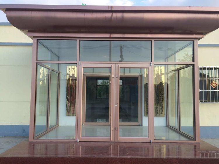 Fluorkoolstof gecoate aluminium voordeur voordeur KFC winkel