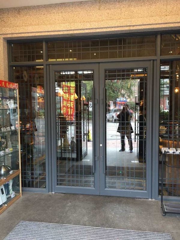 Fluorkoolstof gecoate aluminium voordeur voordeur KFC winkel
