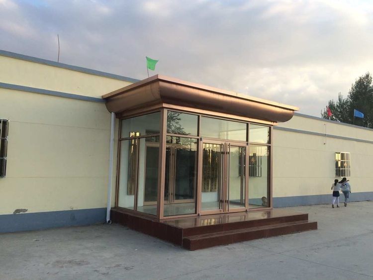 Roestvrij staal aluminium Buiten Double vloer veer automatische swing deuren 72x96 ODM
